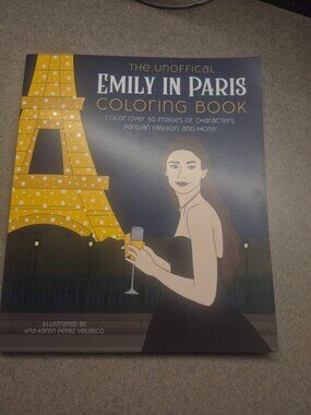 The Unofficial Emily in Paris Coloring Book